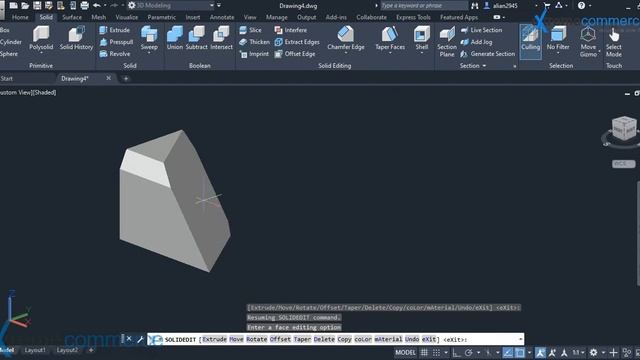 15- Solid Editing | AutoCad Advance | VBC Extreme Commerce смотреть онлайн