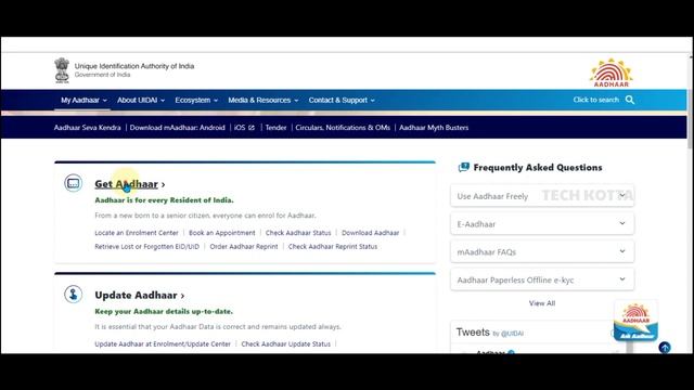 How to Check Aadhar Status Online in tamil | Aadhar update status | in Mobile & Pc | Tech Kotta смотреть онлайн