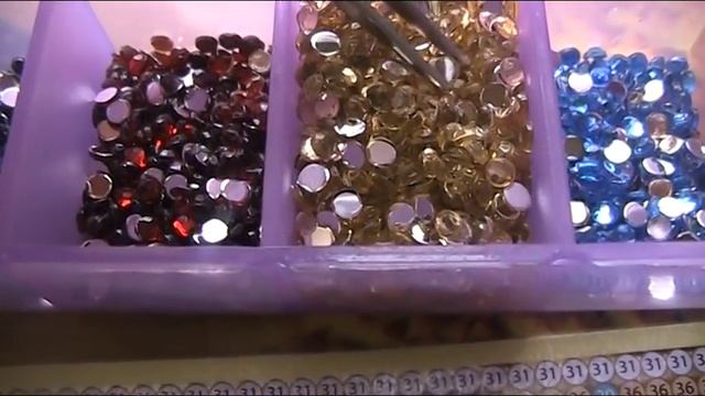 Алмазная вышивка.Икона "Николай Чудотворец" Отчет №1. смотреть онлайн