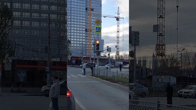 Екатеринбург: улицы Репина Ухтомская Коперника Шекспира 21 октября 2023 # #екатеринбург #россия смотреть онлайн