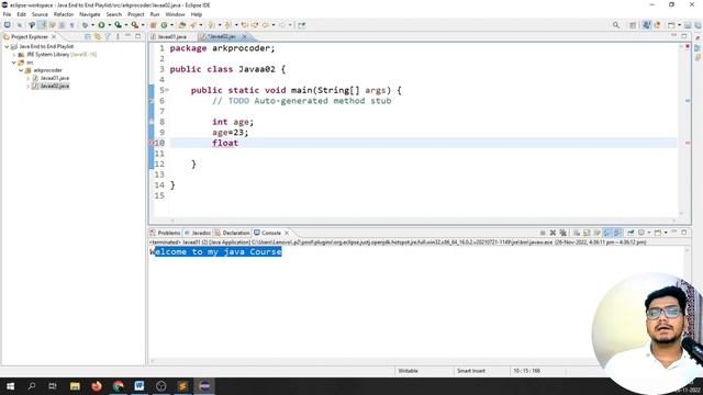 #1. Java Full Course | Installations, Data Types & Varaibles, Taking Input from User in Java смотреть онлайн
