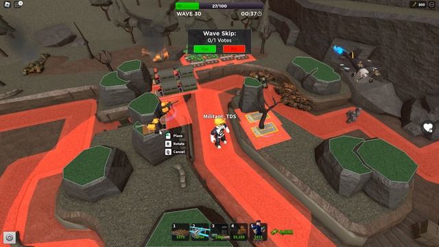 HARDCORE Solo +103 GEMS Strategy - Roblox Tower Defense Simulator смотреть онлайн