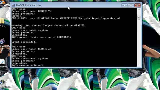 Crear usuarios, Roles y Perfiles en Oracle 11g Express смотреть онлайн