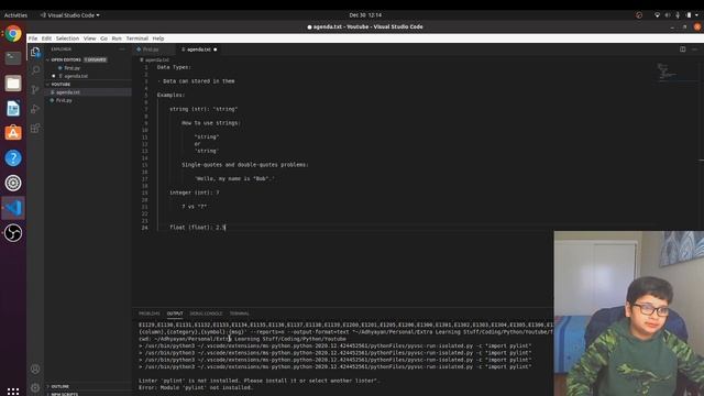 Python Tutorial #2 | Data Types and the print() function смотреть онлайн
