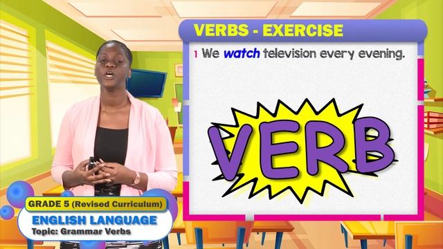 English Language - Grade 5: Verbs смотреть онлайн