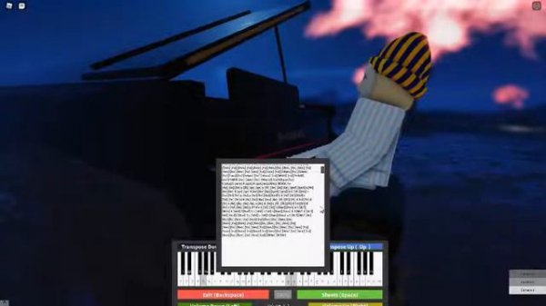 Je te laisserai des mots - Patrick Watson (Roblox Piano / VP)