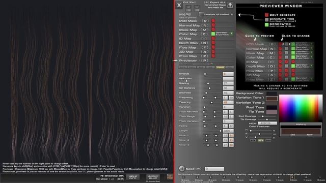 Hair Strand Designer - Development Update - V1.43(V1.5) смотреть онлайн