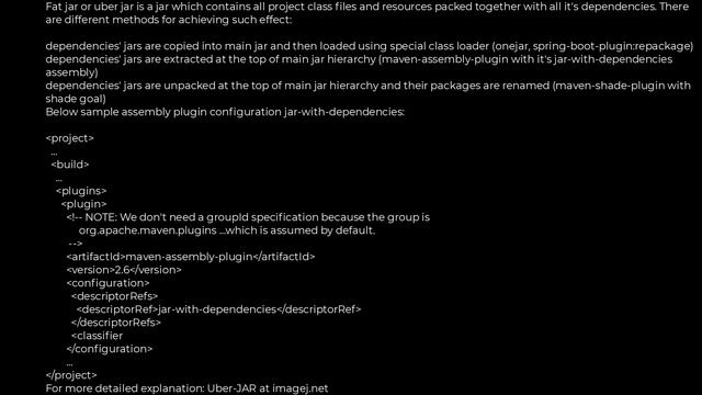 Java :What is a fat JAR? [duplicate](5solution) смотреть онлайн