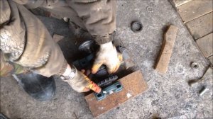 Мини-трактор своими руками. Часть 10. Изготовление и тест вала отбора мощности (ВОМ) на переломке