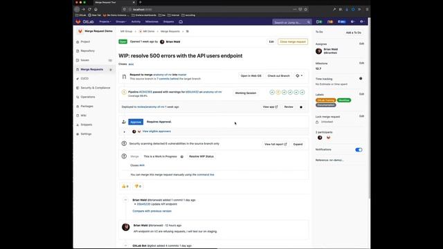 WIP: MR Feature Request walk through смотреть онлайн