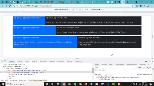 Bootstrap CSS Framework Bootstrap Grid System .col-sm-* | Bootstrap tutorial for beginners смотреть онлайн