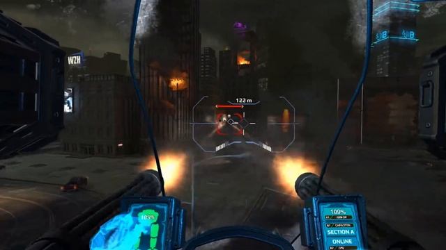 Mech Simulator in Virtual Reality - War Robots VR The Skirmish : HTC Vive Gameplay смотреть онлайн