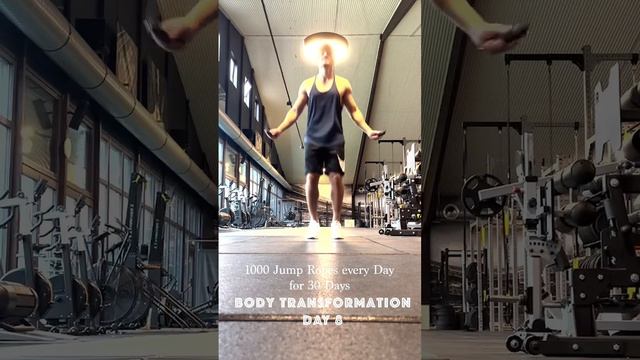 1000 Jump Ropes every Day for 30 Days - My Body Transformation Day 8 смотреть онлайн