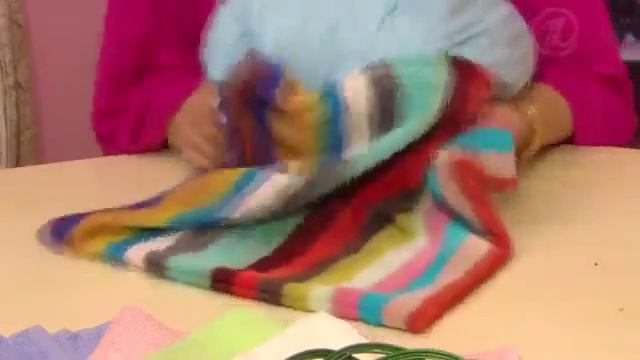 Ольга Никишичева Аксессуары из полотенец смотреть онлайн