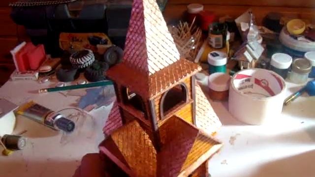 Макет Деревянной Часовни. Завершение!!!!!!! смотреть онлайн