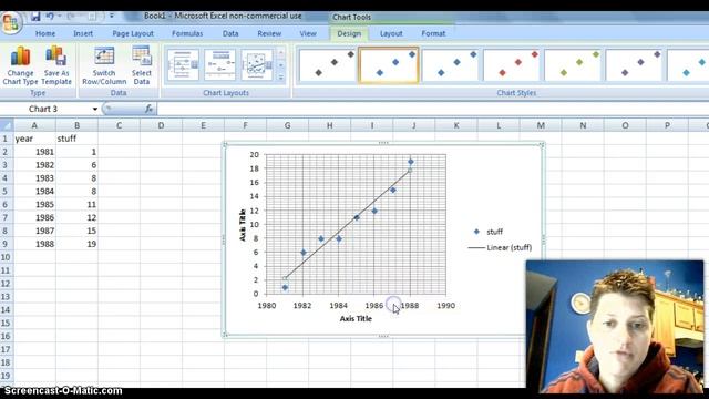 Trendlines in excel 2007 смотреть онлайн