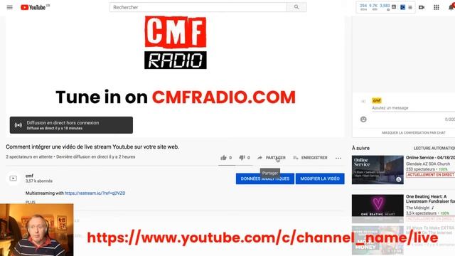How to embed a live stream Youtube video player on your website смотреть онлайн