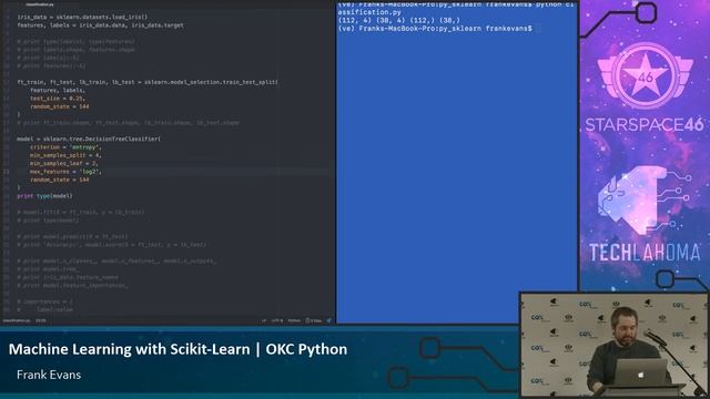 Machine Learning with Scikit-Learn - Frank Evans: OKC Python смотреть онлайн