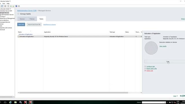 How to activate Kaspersky Security for Windows Server through a task смотреть онлайн