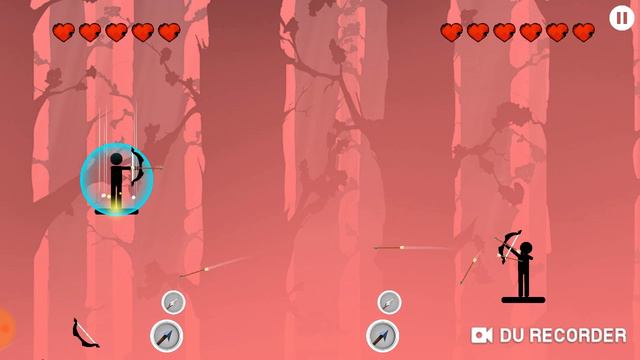 Челенж на 10 щелбанов,игра лучники 2,совместное видео с друзями