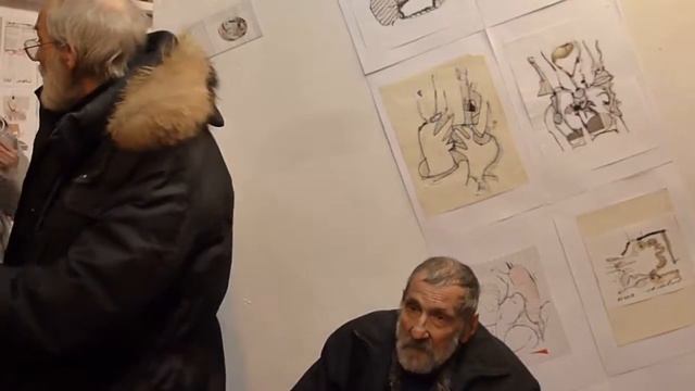 Открытие выставки коллажей Александра Ливанова "Шаг в сторону" смотреть онлайн