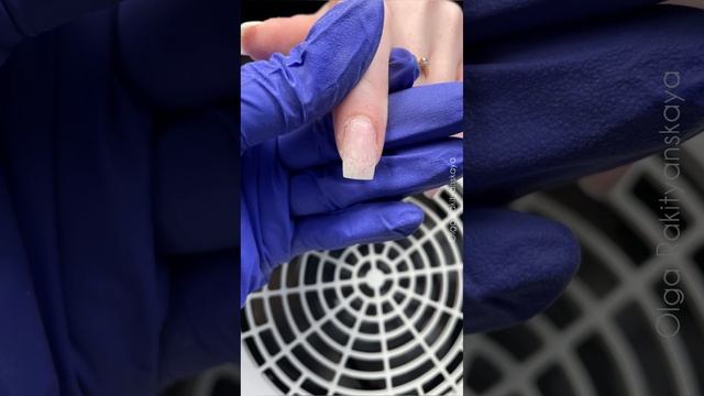 Смена формы ногтя из овала в квадрат