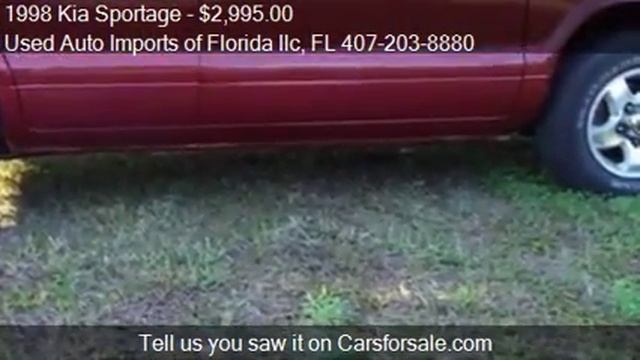 1998 Kia Sportage for sale in Orlando, FL 32832 at the Used смотреть онлайн