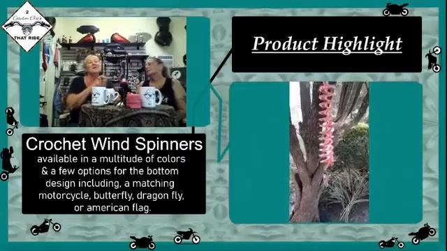Product Highlight - Motorcycle Themed Wind Spinners by Michelle смотреть онлайн