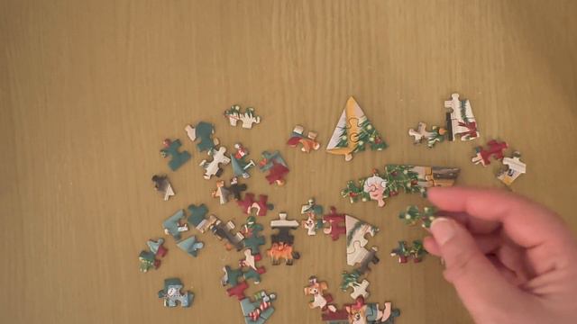 Gibsons Advent Calendar Day 13 opening. Lets open the door and complete the jigsaw together #vlogma смотреть онлайн
