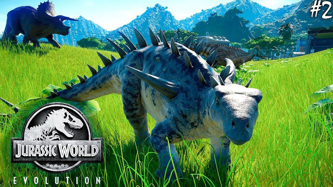 РАЗВЛЕЧЕНИЯ ДЛЯ ПОСЕТИТЕЛЕЙ И ХУАЯНОЗАВР | JURASSIC WORLD EVOLUTION | ОБЗОР ► Прохождение Серия 2 смотреть онлайн