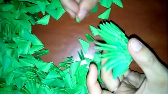 Кактус. Модульное оригами своими руками. Cactus. Modular origami with their hands смотреть онлайн