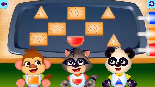 Level4 Shapes & Colors - Funny Food 2 Learning Games For Kids, Toddlers App