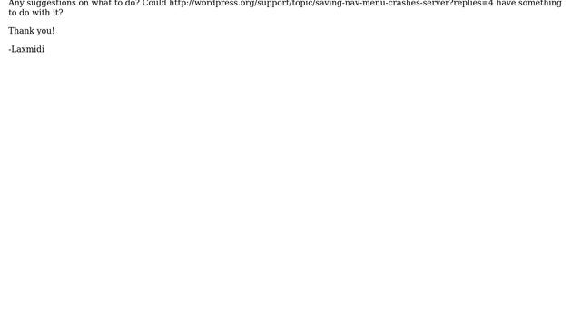Wordpress: 500 Internal Server Error when Trying to Save Menu (3 Solutions!!) смотреть онлайн