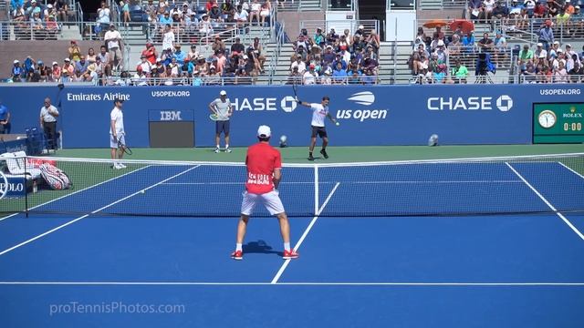 Roger Federer v. Dominic Thiem, 2019 US Open practice, 4K смотреть онлайн