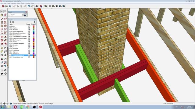 BC: Примыкание стропильной системы к трубе, шахте, мансардному окну смотреть онлайн