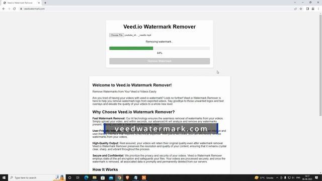 Remove Veed.io Watermark For Free - Instant Video Watermark Remover смотреть онлайн