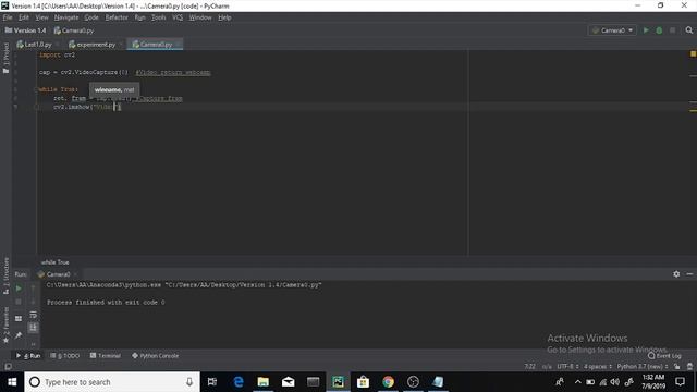 How To Open Your Webcam Using Python And It's IDE Pycharm смотреть онлайн