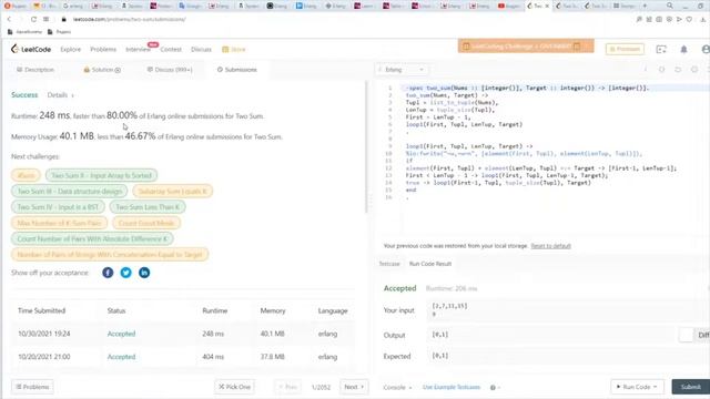 LeetCode1erlang смотреть онлайн