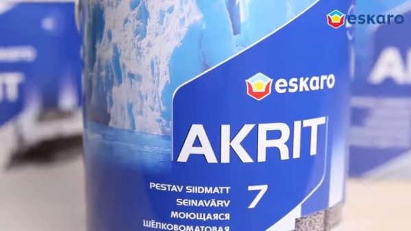 Eskaro Akrit 7 шелковисто-матовая моющаяся краска