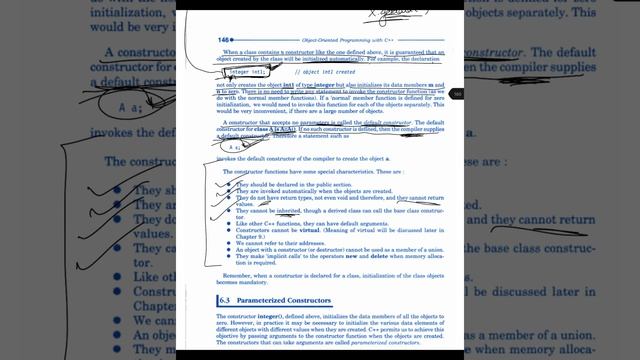 Constructors in C++ (Reference book- OOP with C++ by E Balagurusamy) смотреть онлайн