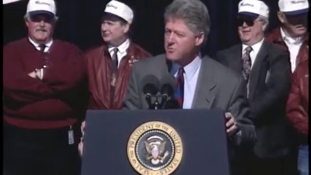 President Clinton's Remarks to Auto Workers at Ford Motor Company (1994) смотреть онлайн