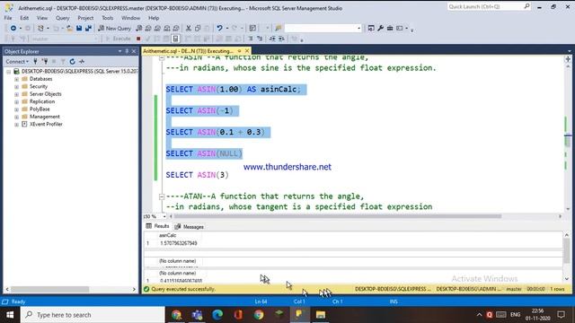 71.MATHEMATICAL FUNCTIONS IN SQL - ACOS,ASIN,ATAN,ATN2 FUNCTIONS - HINDI смотреть онлайн