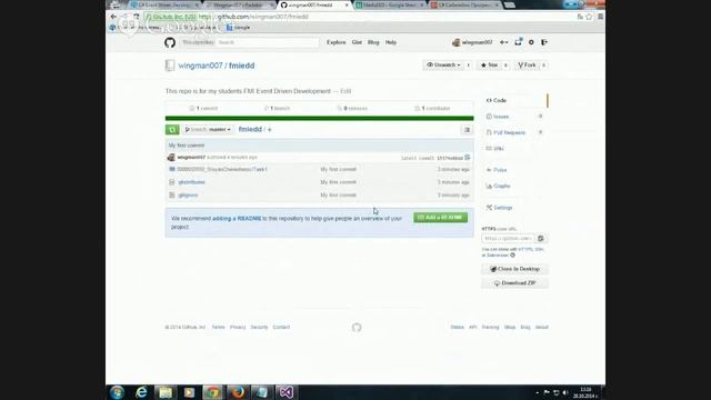 C# Събитийно Програмиране. Git with VS2013. смотреть онлайн