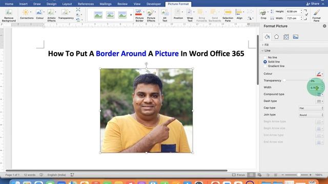 How To Put A Border Around A Picture In Word [ Office 365 ] смотреть онлайн