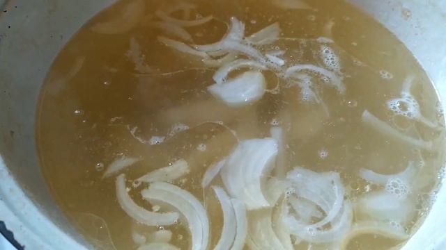 Корейский суп, куриный с морской капустой. смотреть онлайн