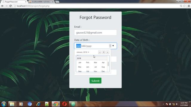 forgot password / change password using html,css,bootstrap,php,mysql (part 5) смотреть онлайн