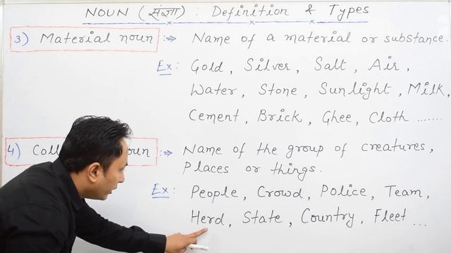अब अंग्रेजी सीखना आसान है। Noun & its Types in English Grammar | Proper/Common/Material/Collective смотреть онлайн