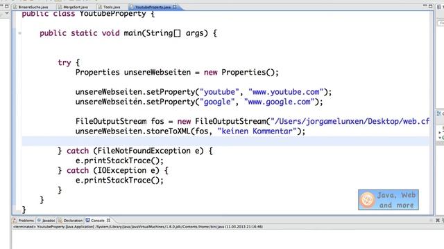 Properties in Java смотреть онлайн