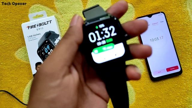 FireBoltt Epic Smartwatch Charging Test 0% to 100% смотреть онлайн