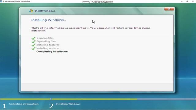 Установка Windows vista на 1 гб ОЗУ смотреть онлайн